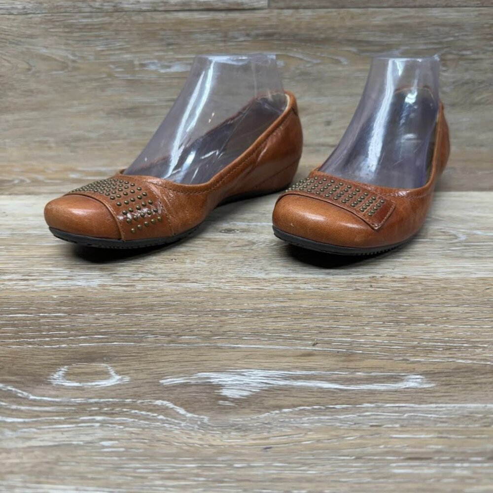 Ecco Brown Leather Ballet Flat Women's Size EU 36